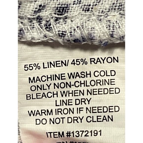 Briggs Navy Linen Blend Drawstring Pullon Shorts SIZE-LARGE - Picture 10 of 11